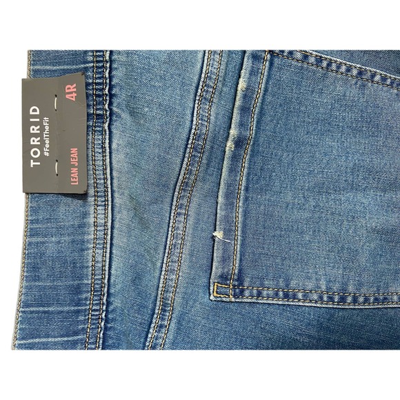 Torrid Feel the Fit Lean Jeans - Size 4R (26x28) wom317 - Picture 8 of 10